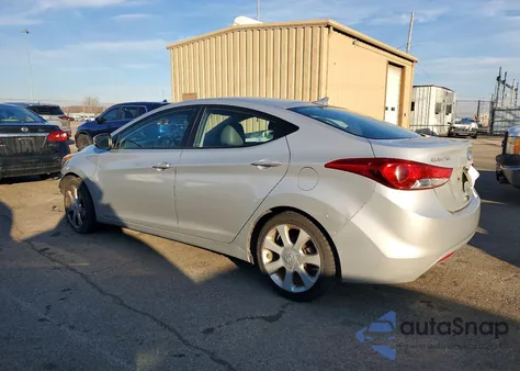 2013 Hyundai Elantra Gls from USA, damaged, VIN KMHDH4AE4DU918422
